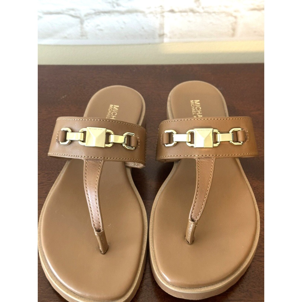 Michael Kors Womens Charlton Sandals Slides Flats Flip Flops Size 5.5